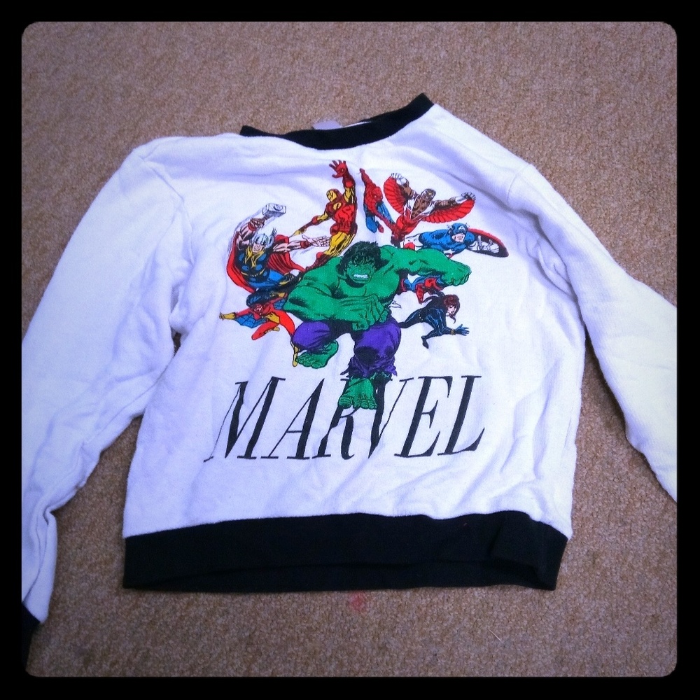 Marvel sweat shirt